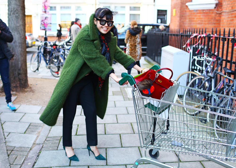 shopping cart fashion street style
