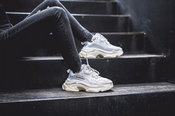Balenciaga Triple S All White
