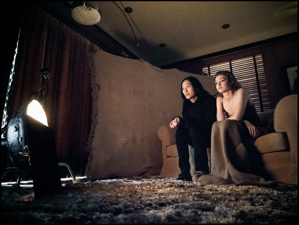 Alexander Wand and Gigi Hadid for the 2019 Pirelli Calendar