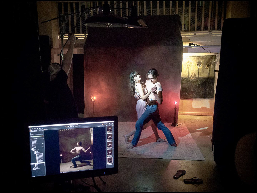 Laetitia Casta and Sergei Polunin for the 2019 Pirelli Calendar