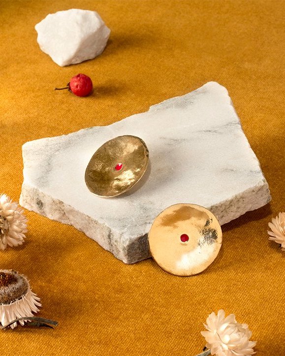 'Golden Sage' by Ora C: Unique Wearable Artworks from Canada