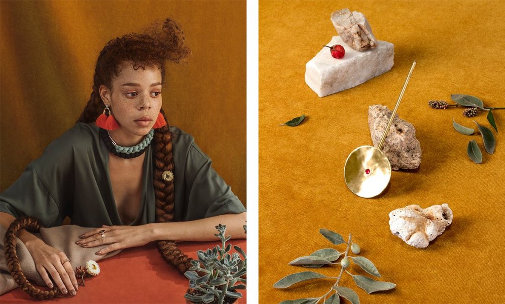 'Golden Sage' by Ora C: Unique Wearable Artworks from Canada