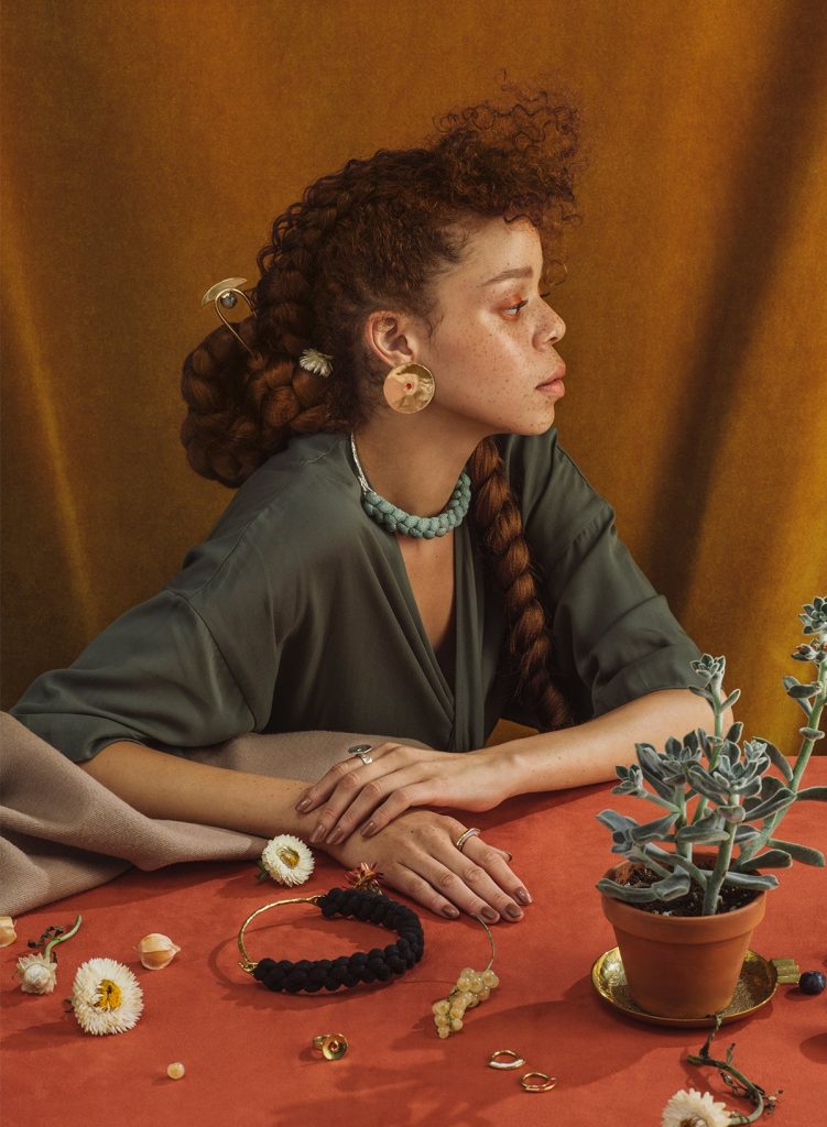 'Golden Sage' by Ora C: Unique Wearable Artworks from Canada