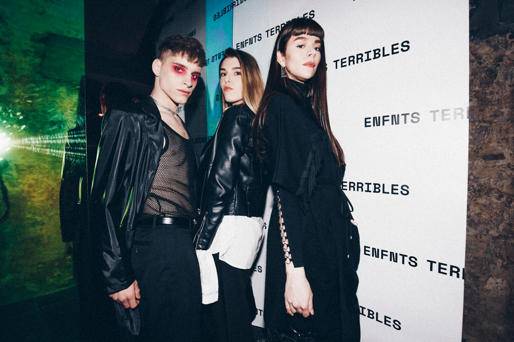Lander Marstboom at the Enfnts Terribles party