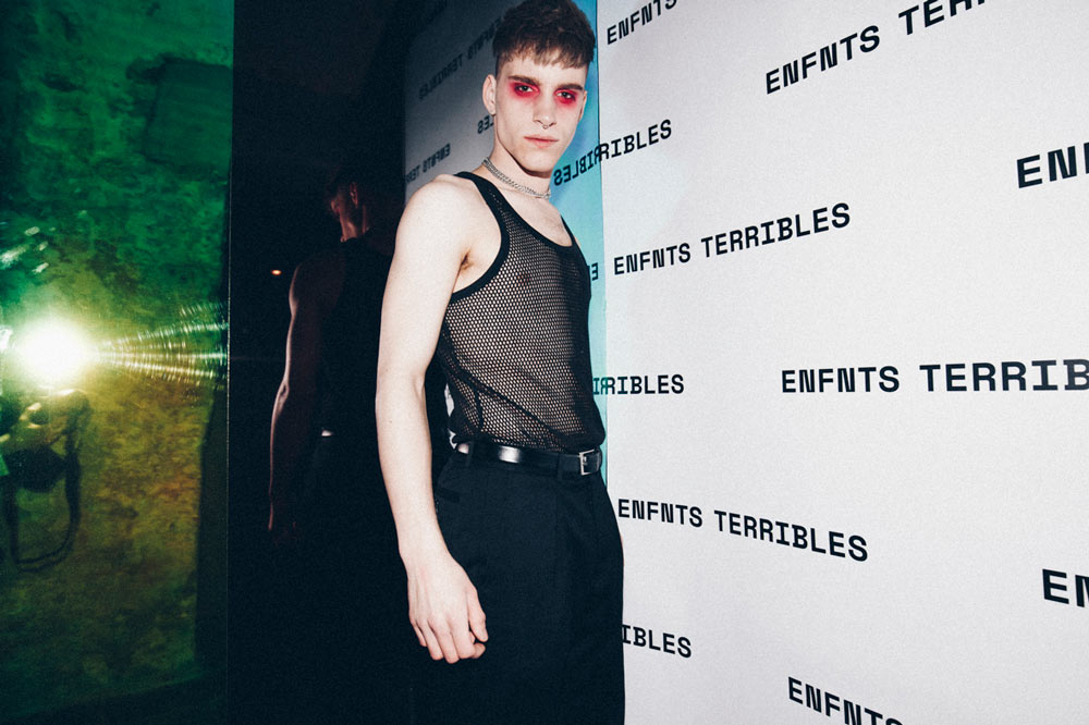 Lander Marstboom at the Enfnts Terribles party