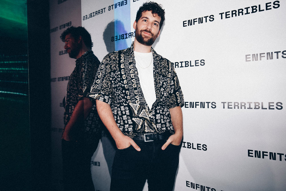 Lars Lagaisse at the Enfnts Terribles party