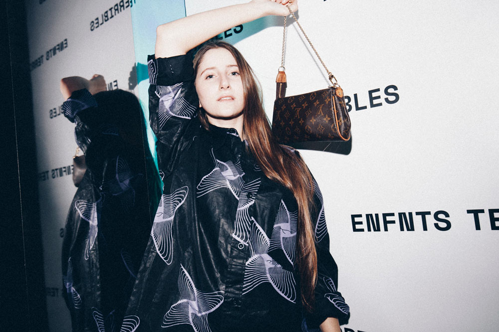 Cherine Mroue at the Enfnts Terribles party