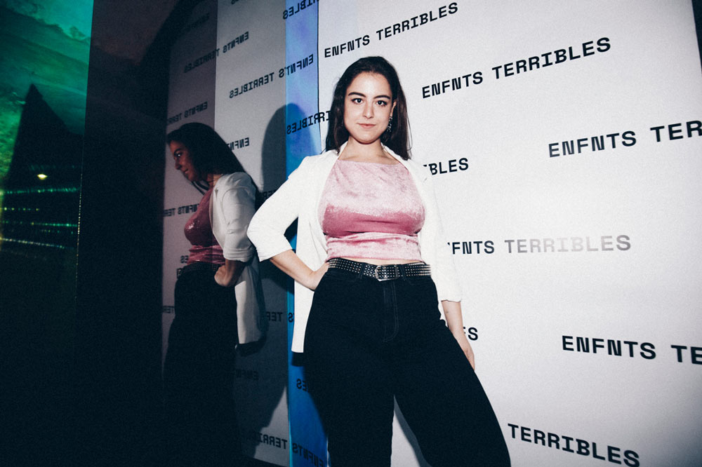Amélie Outters at the Enfnts Terribles party