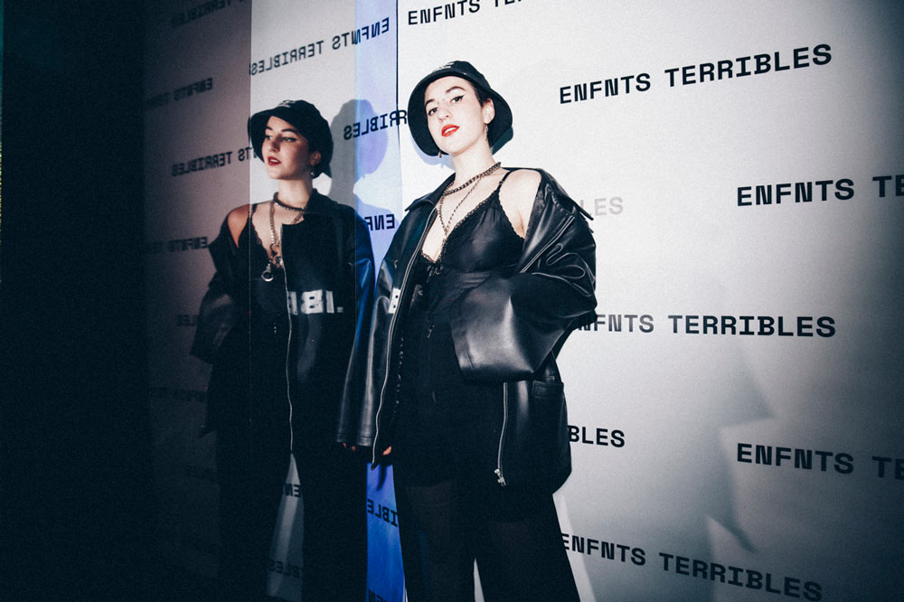 Aurora Mesropyan, designer of Nude Knife, at the Enfnts Terribles party