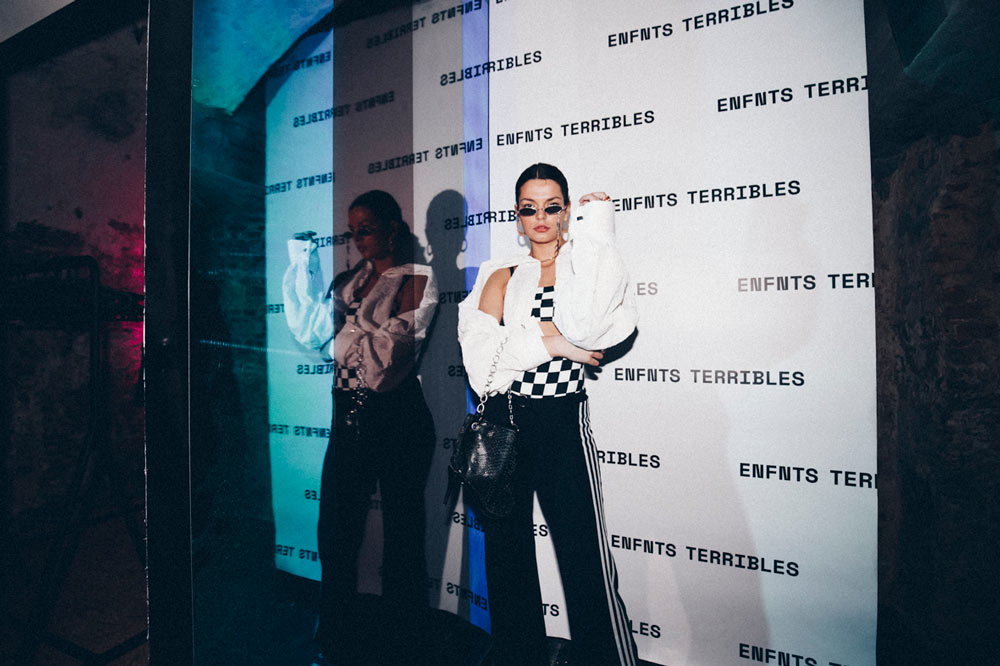 Parel Coone at the Enfnts Terribles party
