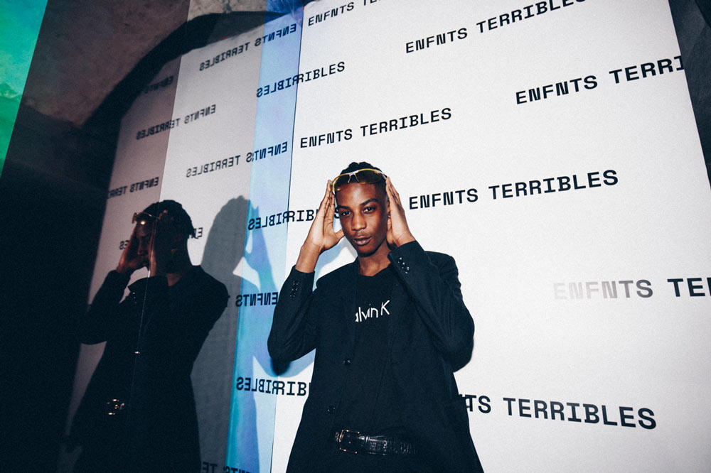 Millow Lapirale at the Enfnts Terribles party