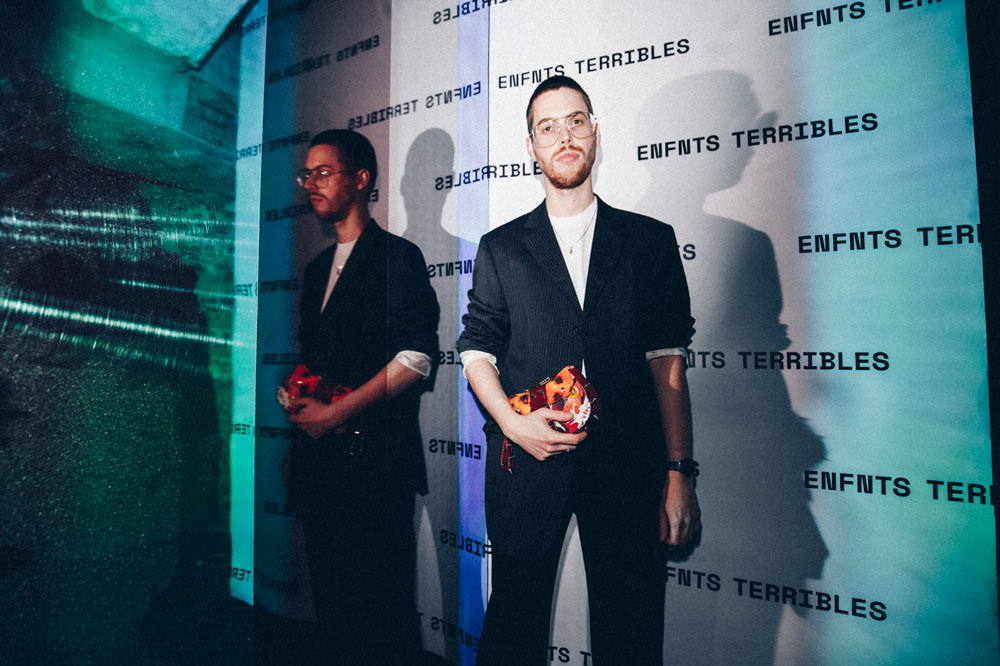 Lars Mathijs at the Enfnts Terribles party