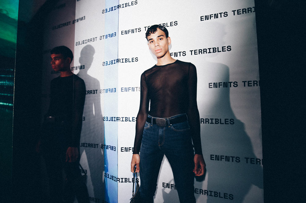 Luca Luciano at the Enfnts Terribles party
