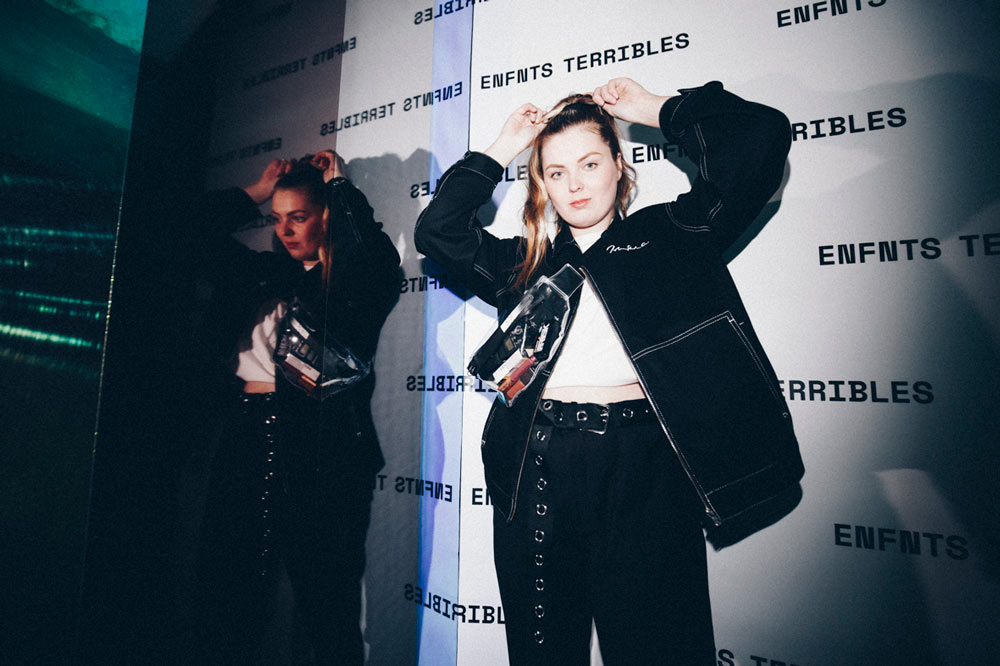 Kelly Fober at the Enfnts Terribles party
