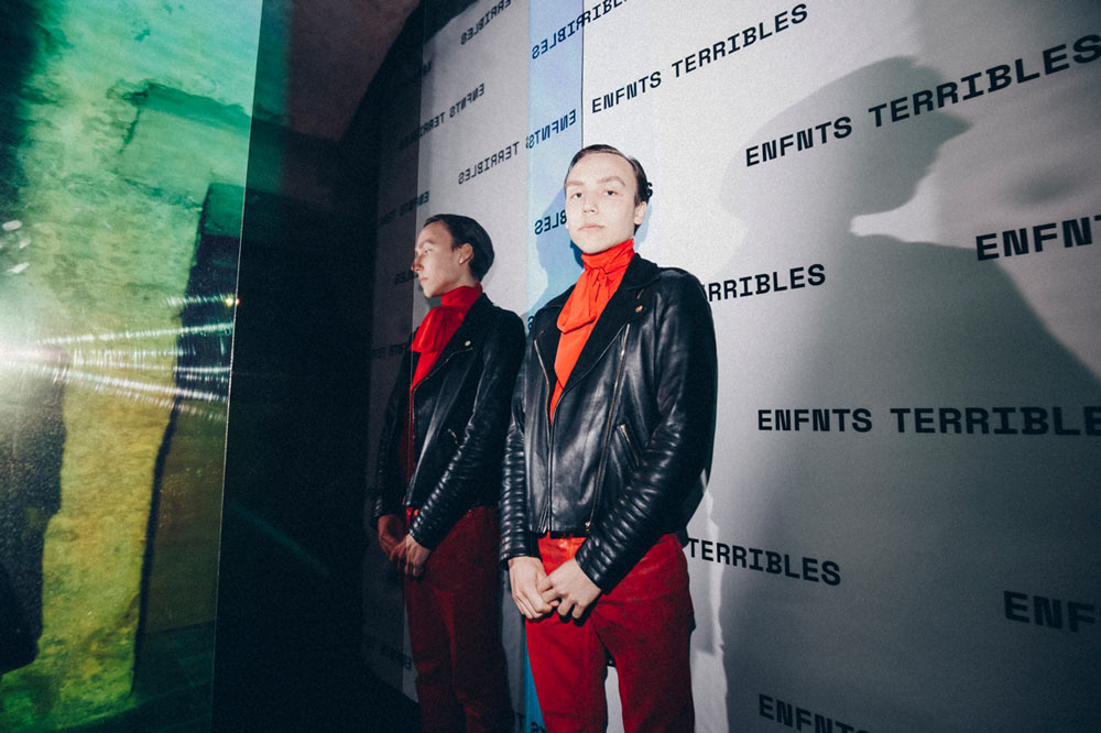 François Bresmal at the Enfnts Terribles party