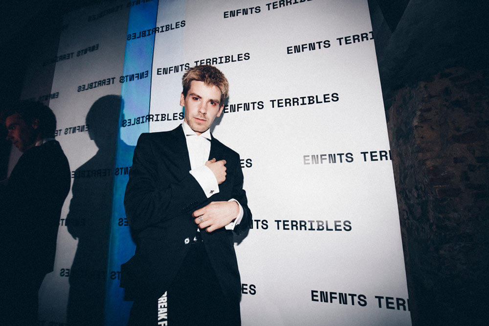 Robin Joris Dullers at the Enfnts Terribles party