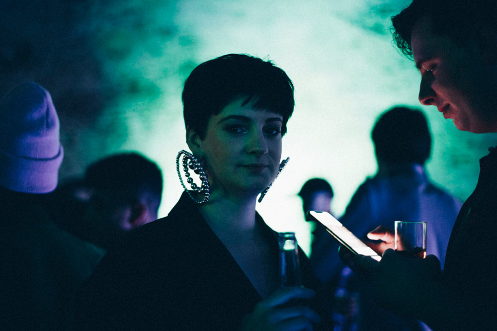 Noémie Wolfs at the Enfnts Terribles party