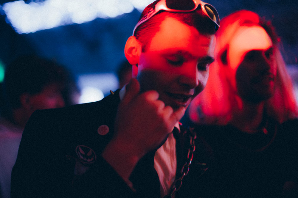 Ignace Wirotius at the Enfnts Terribles party