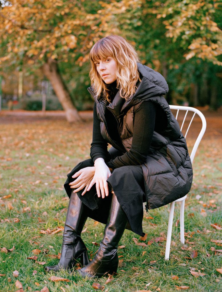 Hiske Van Den Wouwer in Uniqlo ULD jacket