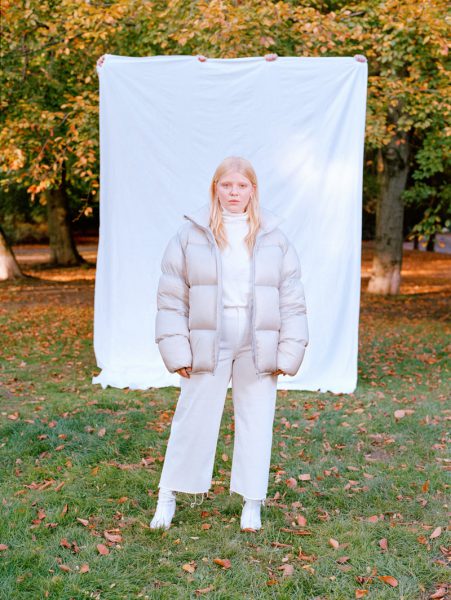 Zjoske Van Den Wouwer in Uniqlo ULD jacket