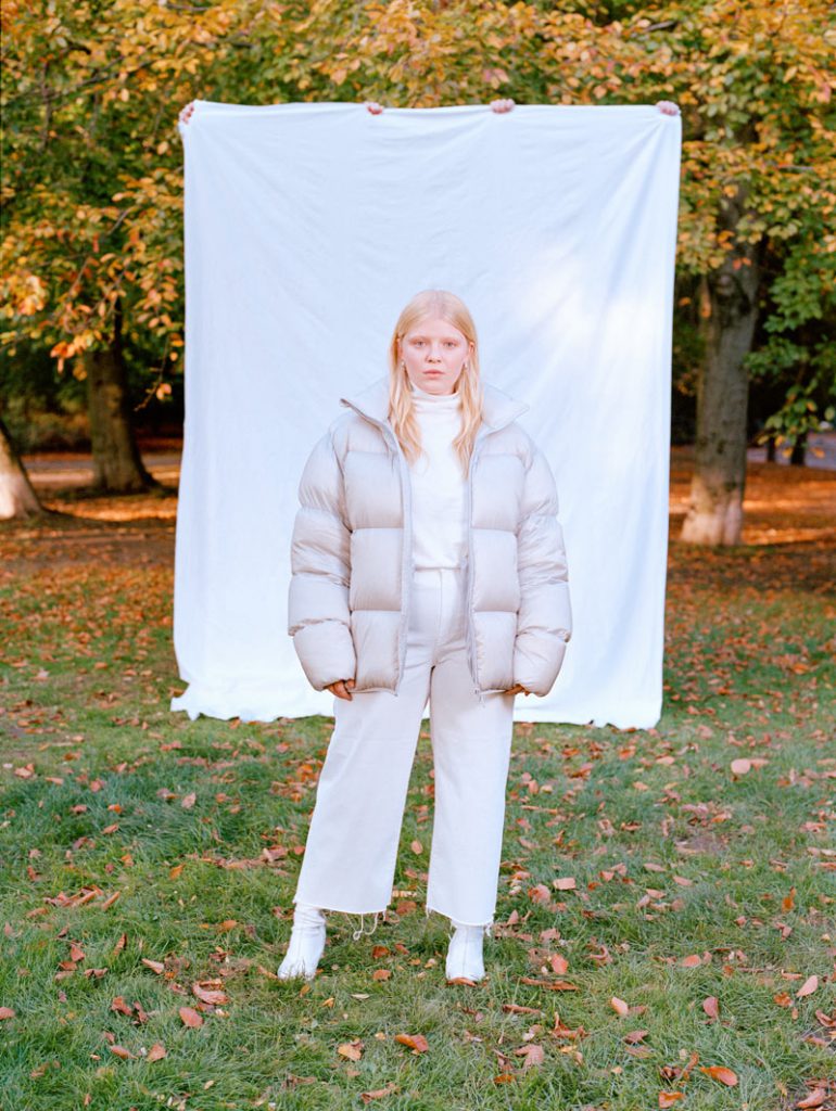 Zjoske Van Den Wouwer in Uniqlo ULD jacket