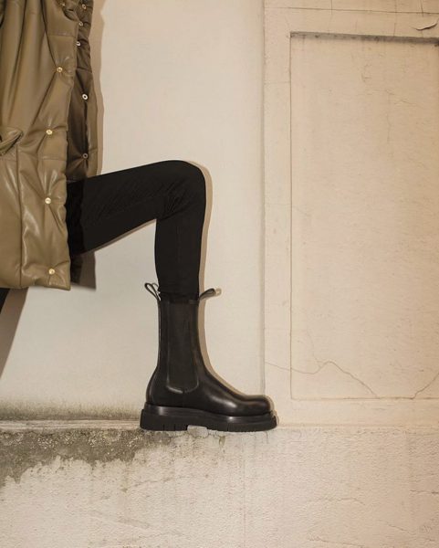 Bottega Veneta black chunky boots