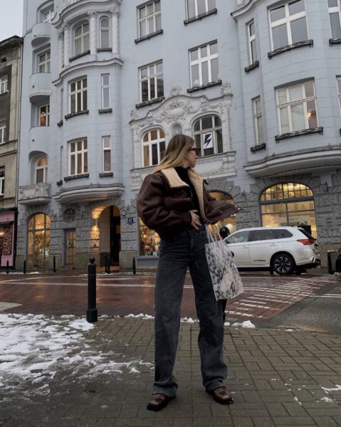 Shearling coat