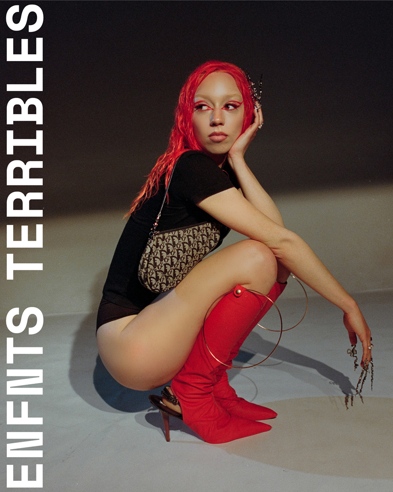 Cover shoot Flo Windey for ENFNTS TERRIBLES