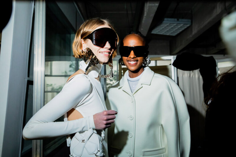Backstage Courrèges FW2022 Paris Fashion Week