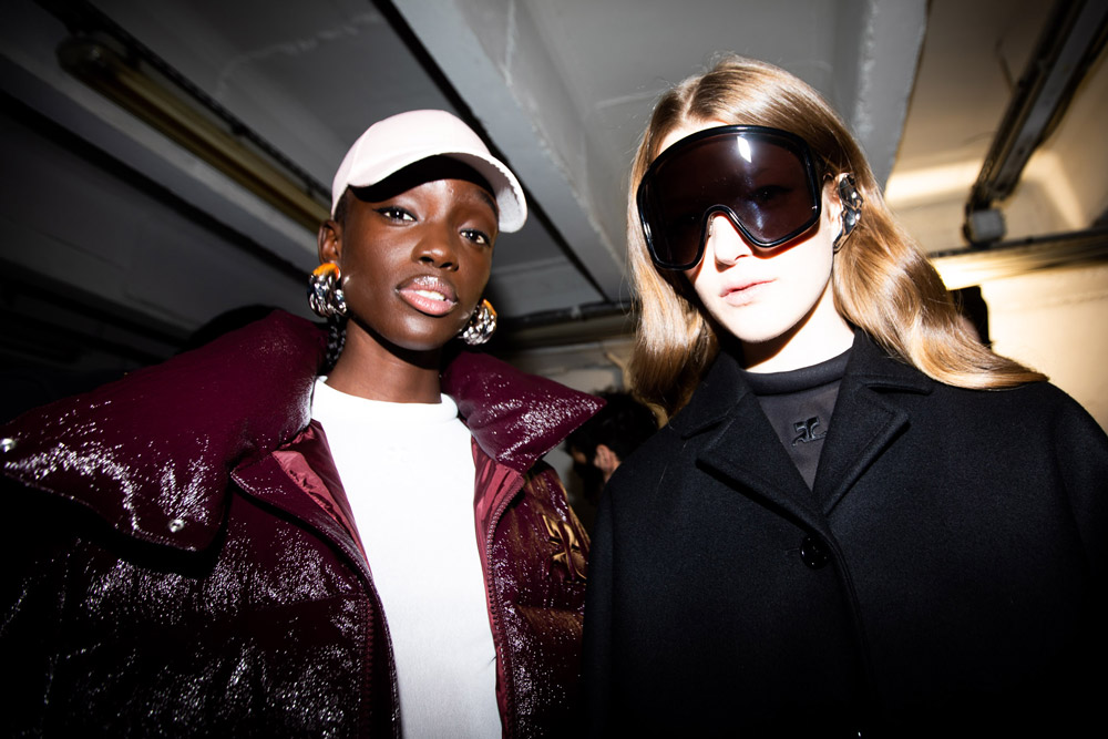 Backstage Courrèges FW2022 Paris Fashion Week